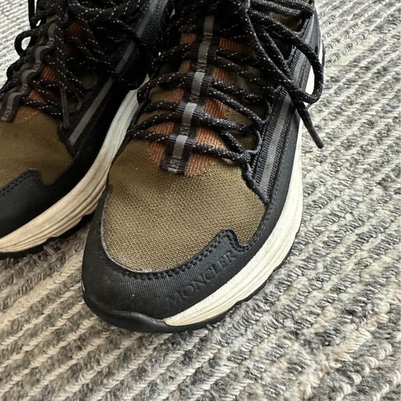 Moncler khaki monte runner high shoes - 37.5 - Picture 7 of 9